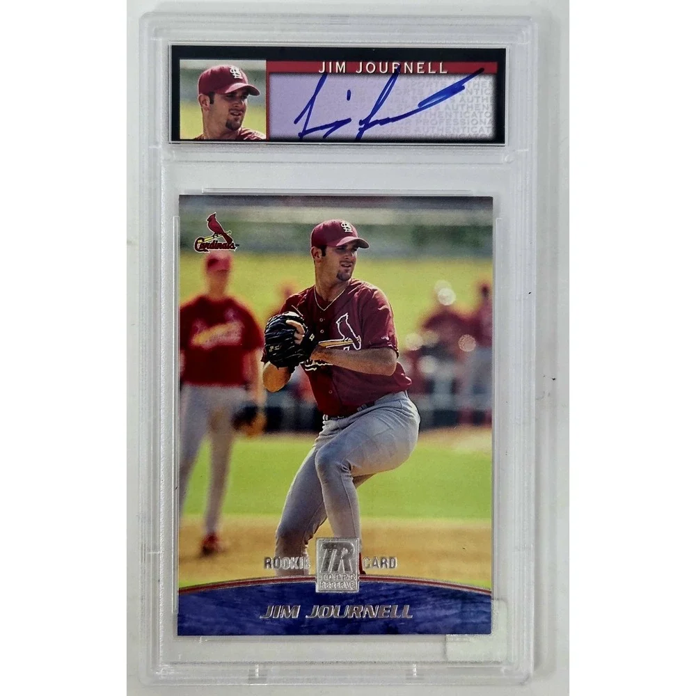 2001 Topps Reserve /1500 Jimmy Journell #112 Auto Rookie RC PSA 8 NM-MT